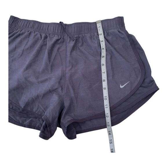 Nike Dri-Fit Womens Running Shorts Size L -Purple Lightweight Activewear - Picture 9 of 12